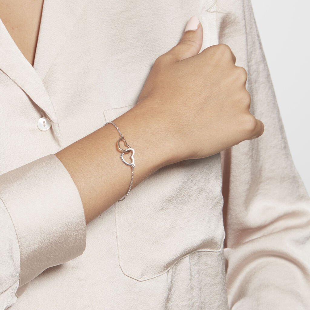 Bracelet Argent Bicolore Fethi