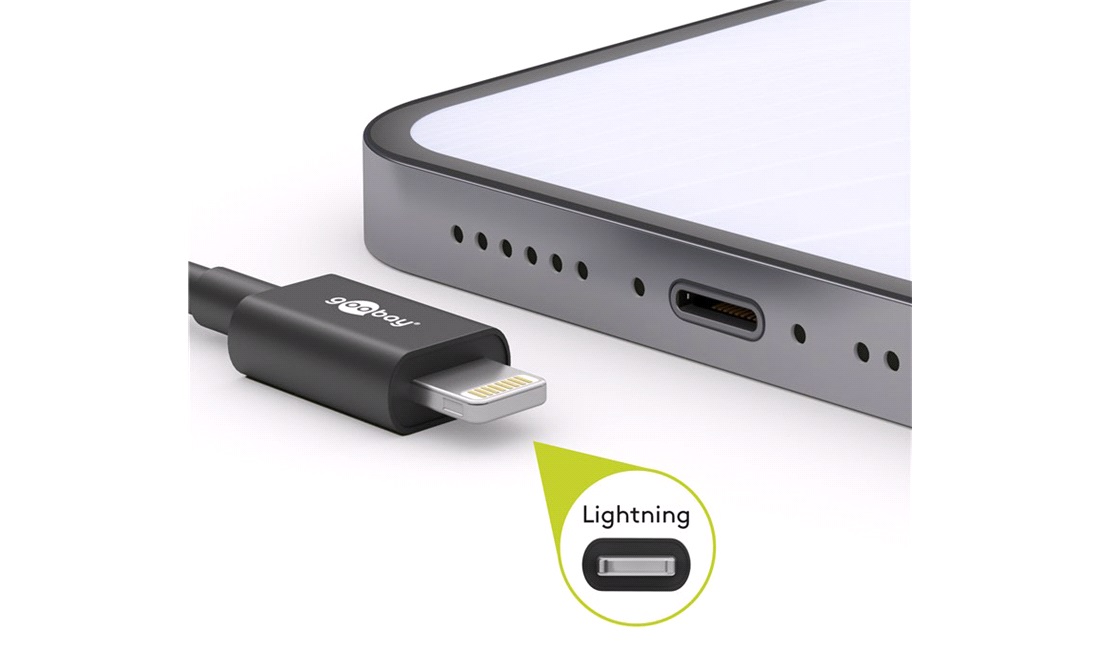 USB-kabel 2M USB-C til iPhone Lightning