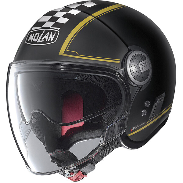 Nolan - Casque N21 Visor Amarcord Noir Mat / Blanc / Jaune