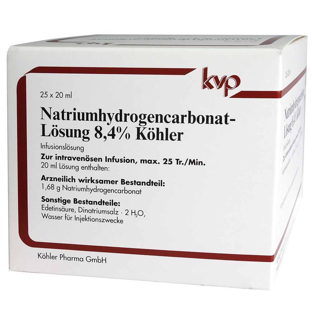 Natriumhydrogencarbonat - Lösung 8,4% Köhler