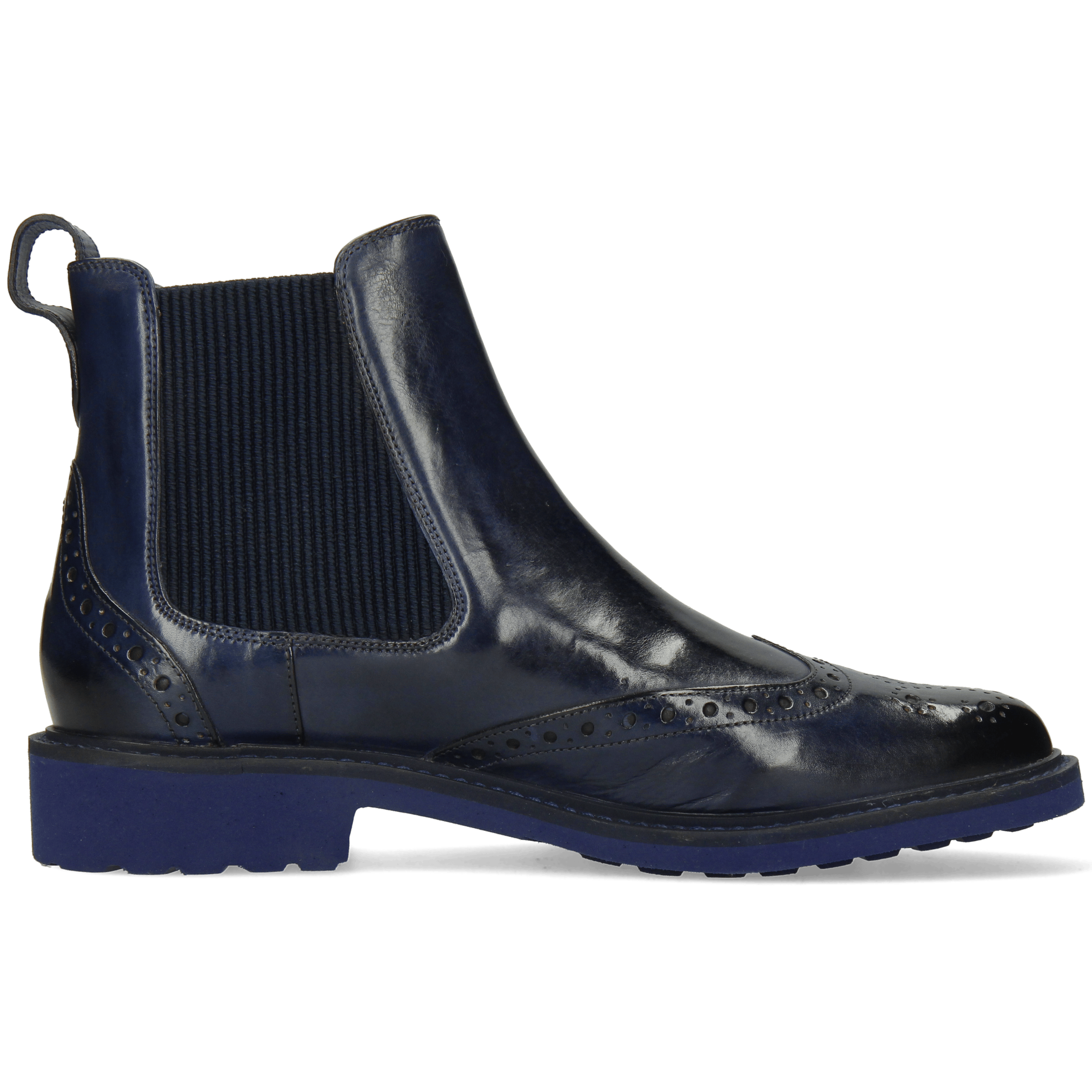 SELINA 29 - Bottines à talon plat | Bleu