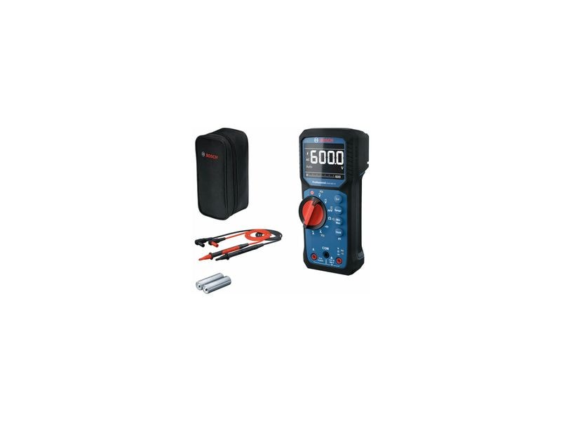 Bosch Professional Multimeter GDM 600-15 Präzises Digitalmultimeter mit True RMS, invertiertem LCD und vielseitigen Messfunktionen
