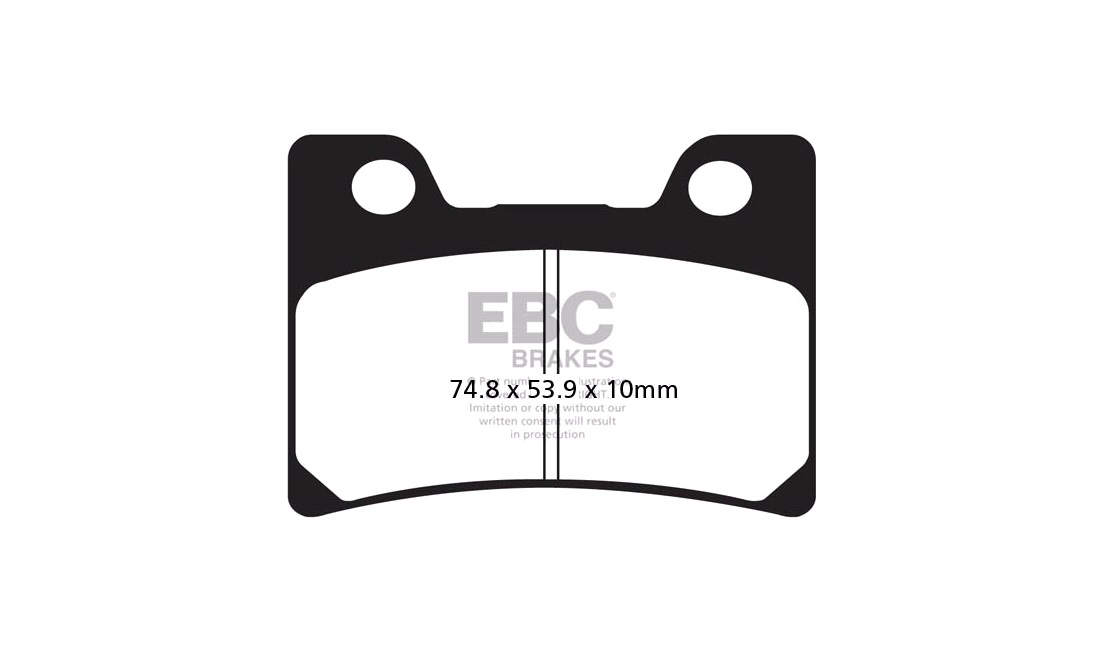 Bremseklodser for EBC HH, FZR1000 91-93