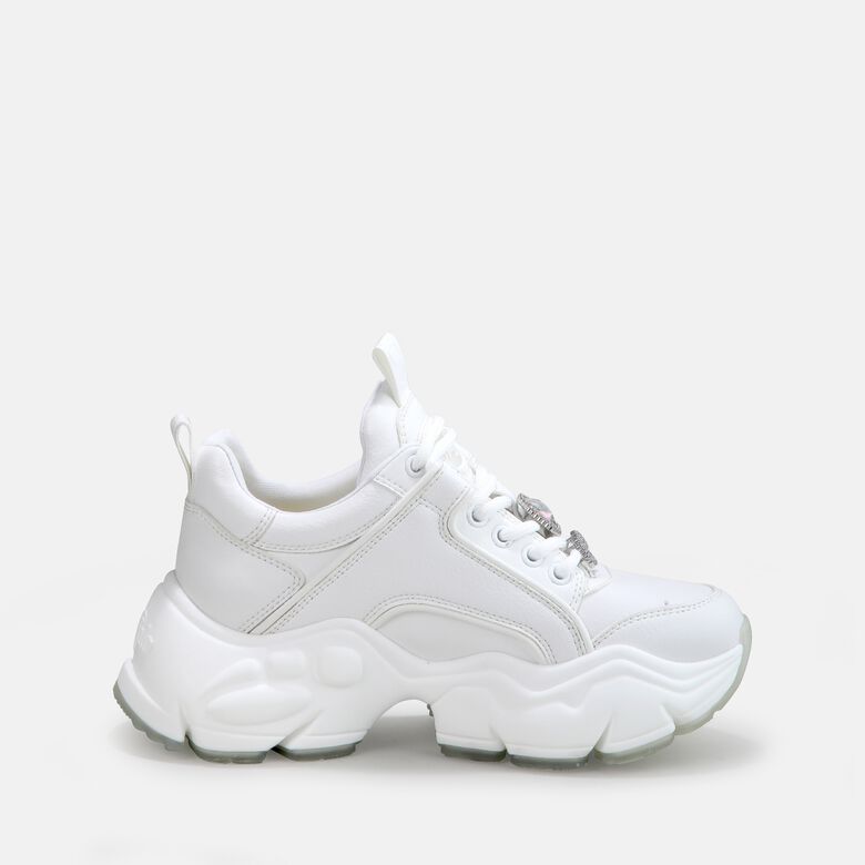 Binary Ice baskets basses véganes, blanc