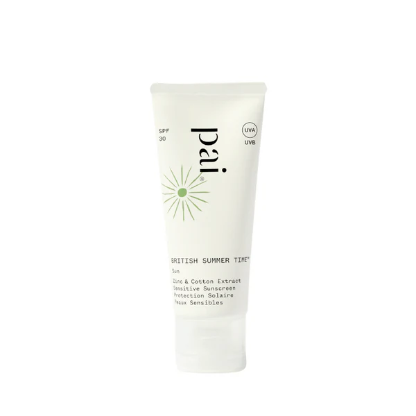Pai skincare British Summer Time - Crème Solaire Peaux Sensibles SPF 30 - 40ml 40ml ou 75ml