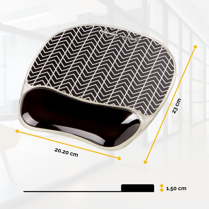 Tapis de souris Fellowes Gel Chevron