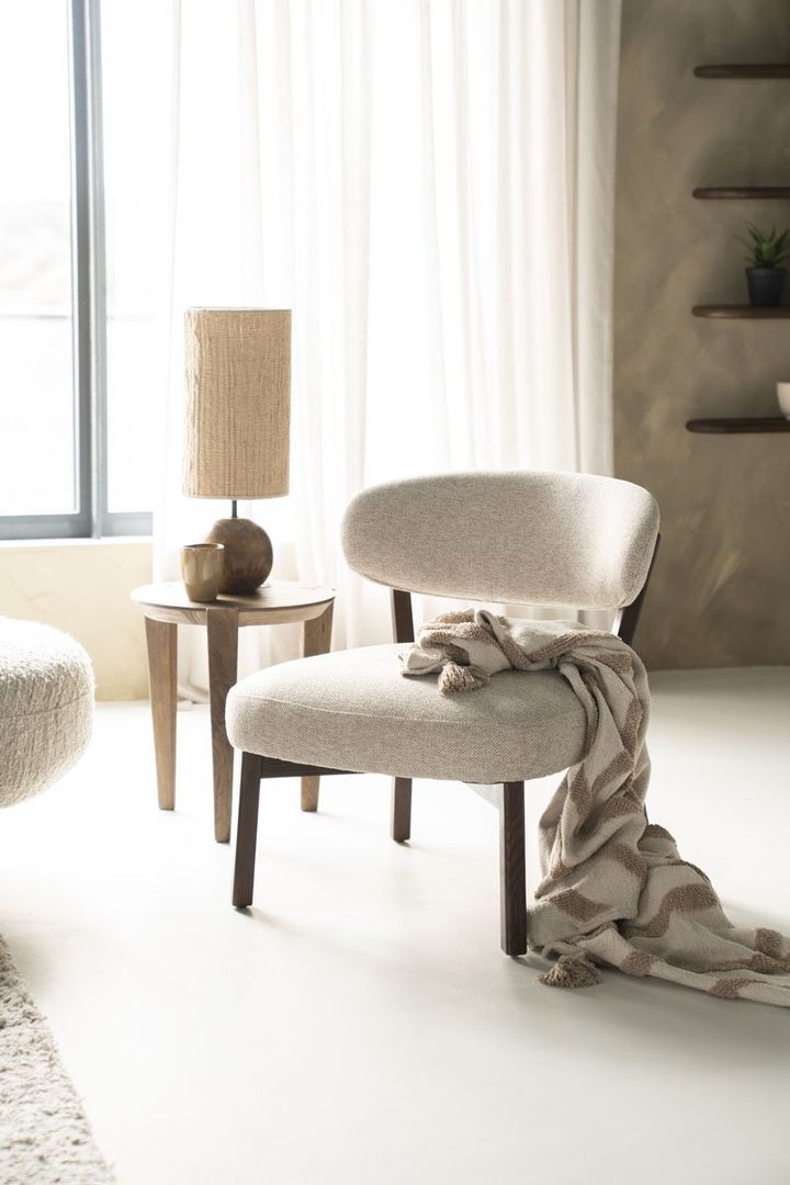 Eleonora Mikky Taupe Fauteuil