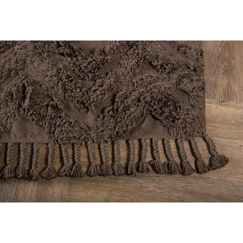 Svea - Dario vloerkleed - 70 x 200 cm - bruin