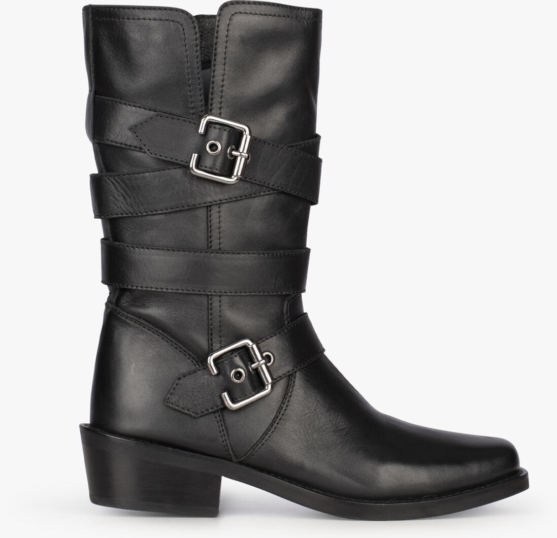 PS POELMAN zwarte ps poelman biker boots sidonia