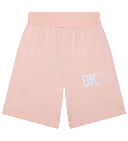DKNY Sweatshorts - Rosa m. Weiß