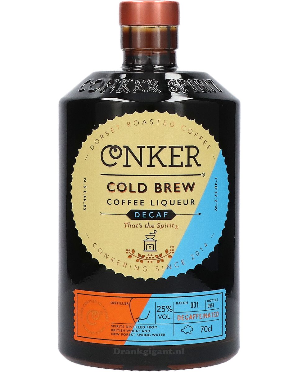 Conker Cold Brew Coffee Decaf 70 cl