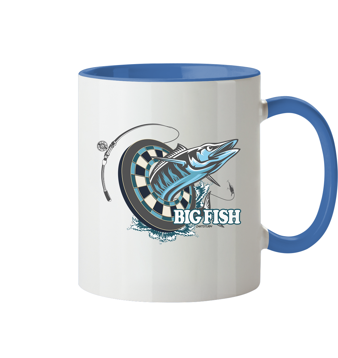 DartSturm - Big Fish - Tasse zweifarbig