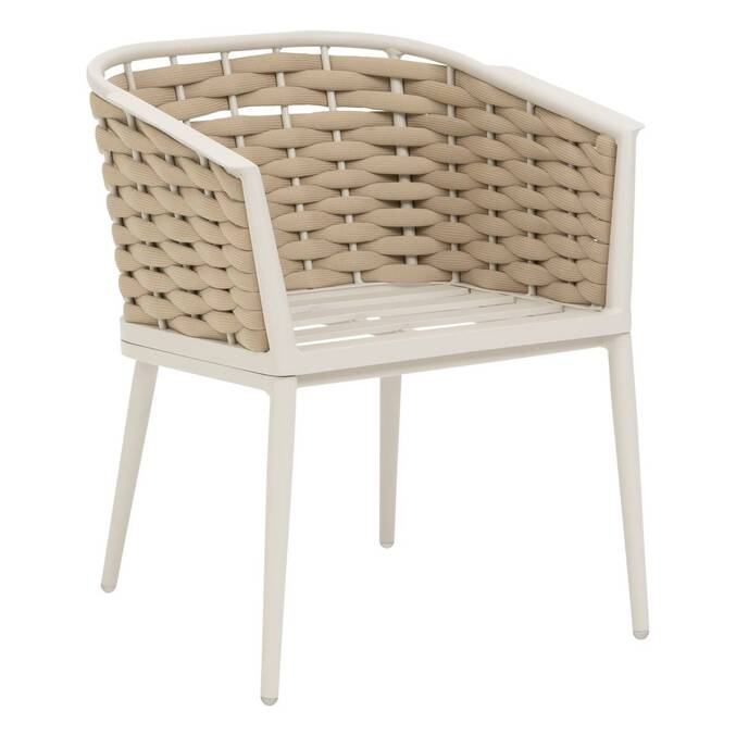 Lot de 2 fauteuils de jardin YCONIA Beige & Argile