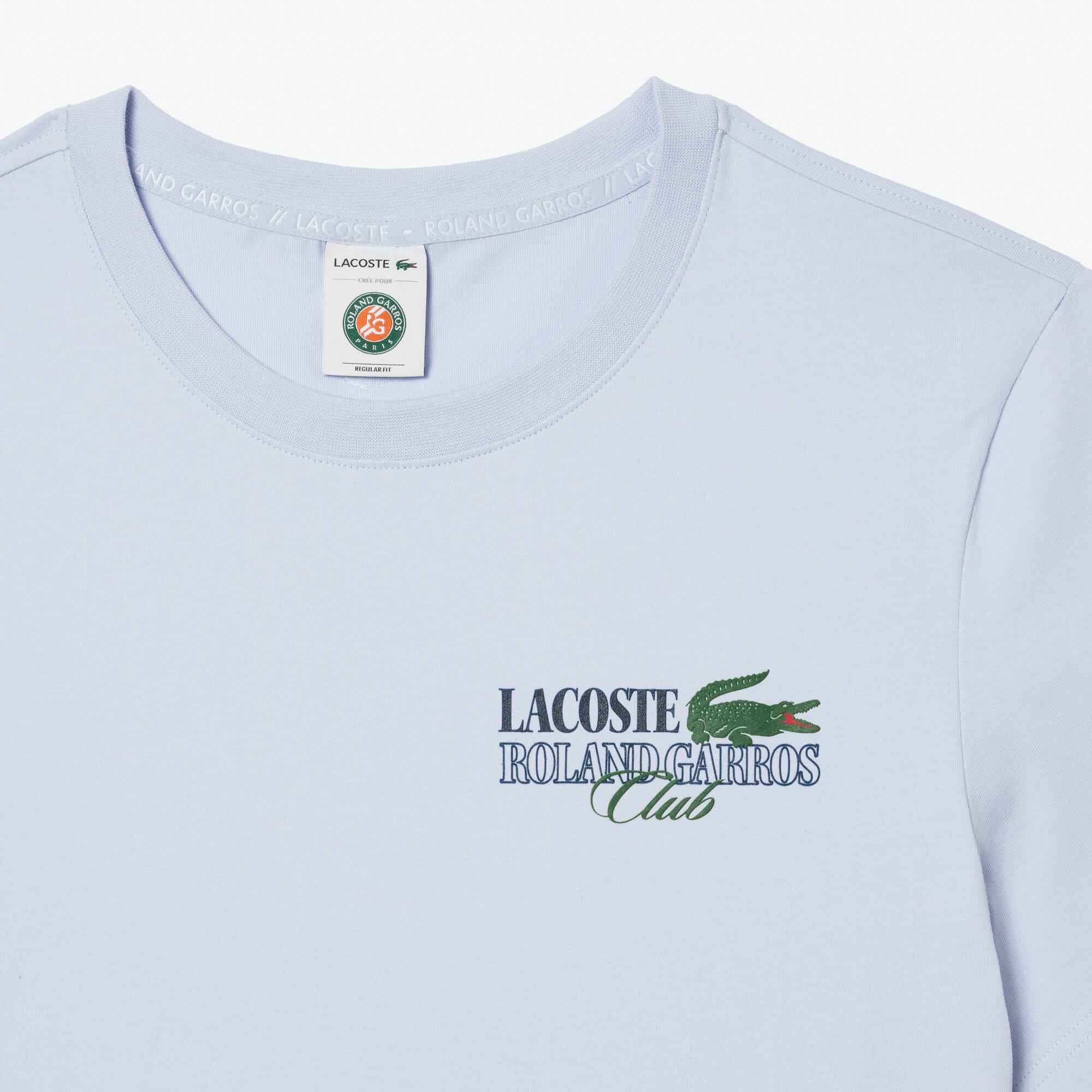 Sport-T-Shirt aus Baumwolle French Open Edition T-Shirts - Blau - Lacoste - Herren