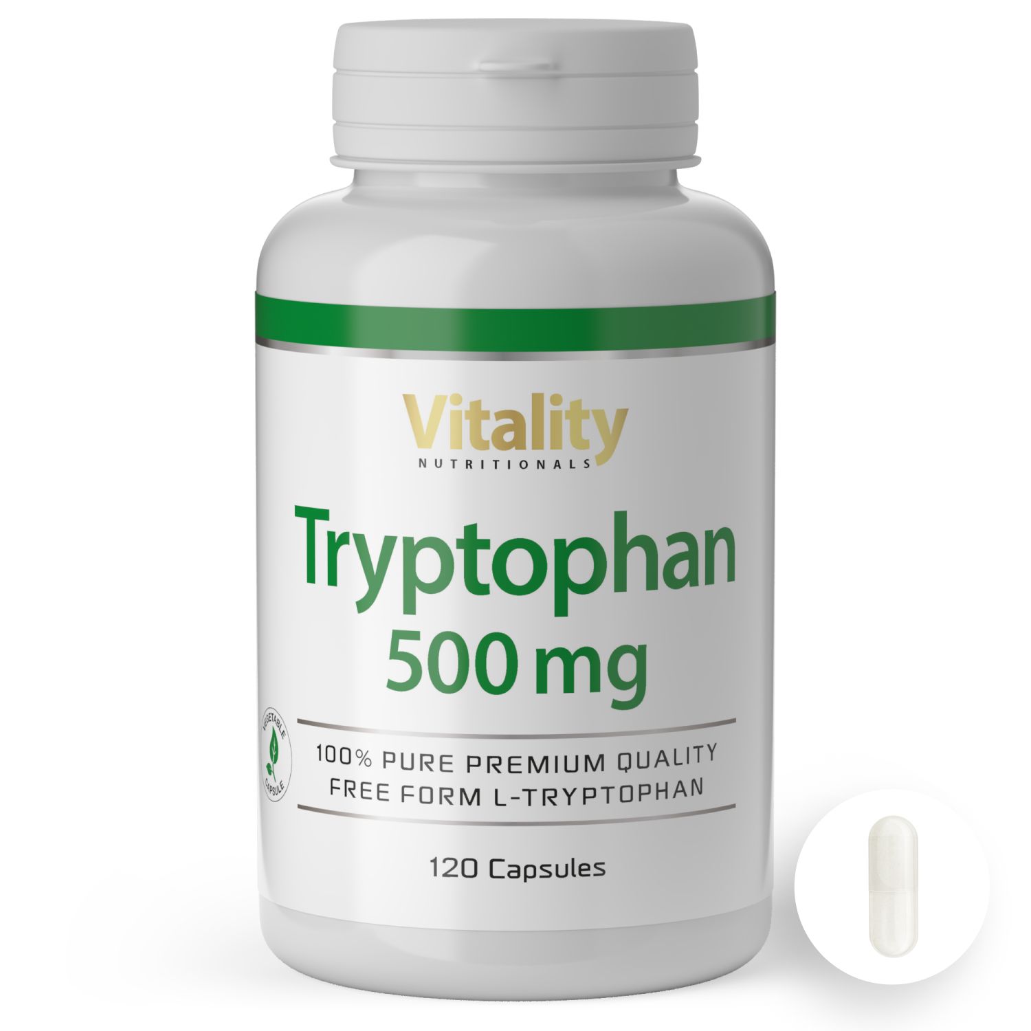 Tryptophan 500 mg Vitality Nutritionals