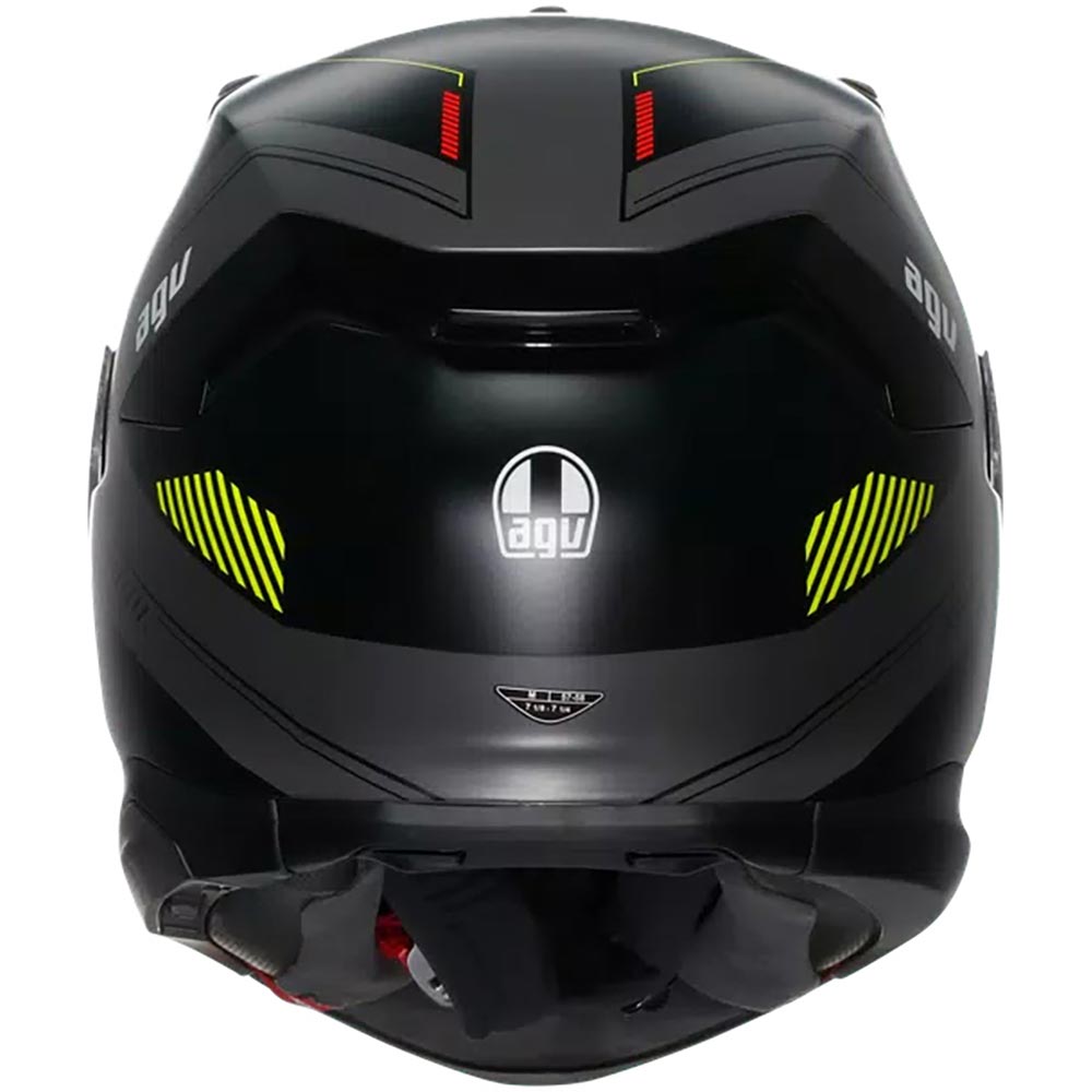 AGV - Casque K7 Kyber Gris Mat / Jaune fluo
