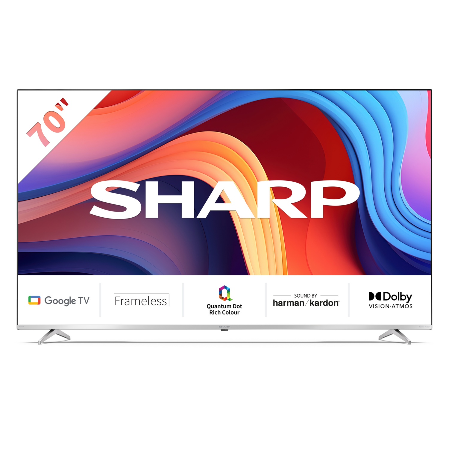 SHARP 4K Ultra HD QLED Google Smart-TV 70“ (177 cm) GP6260E