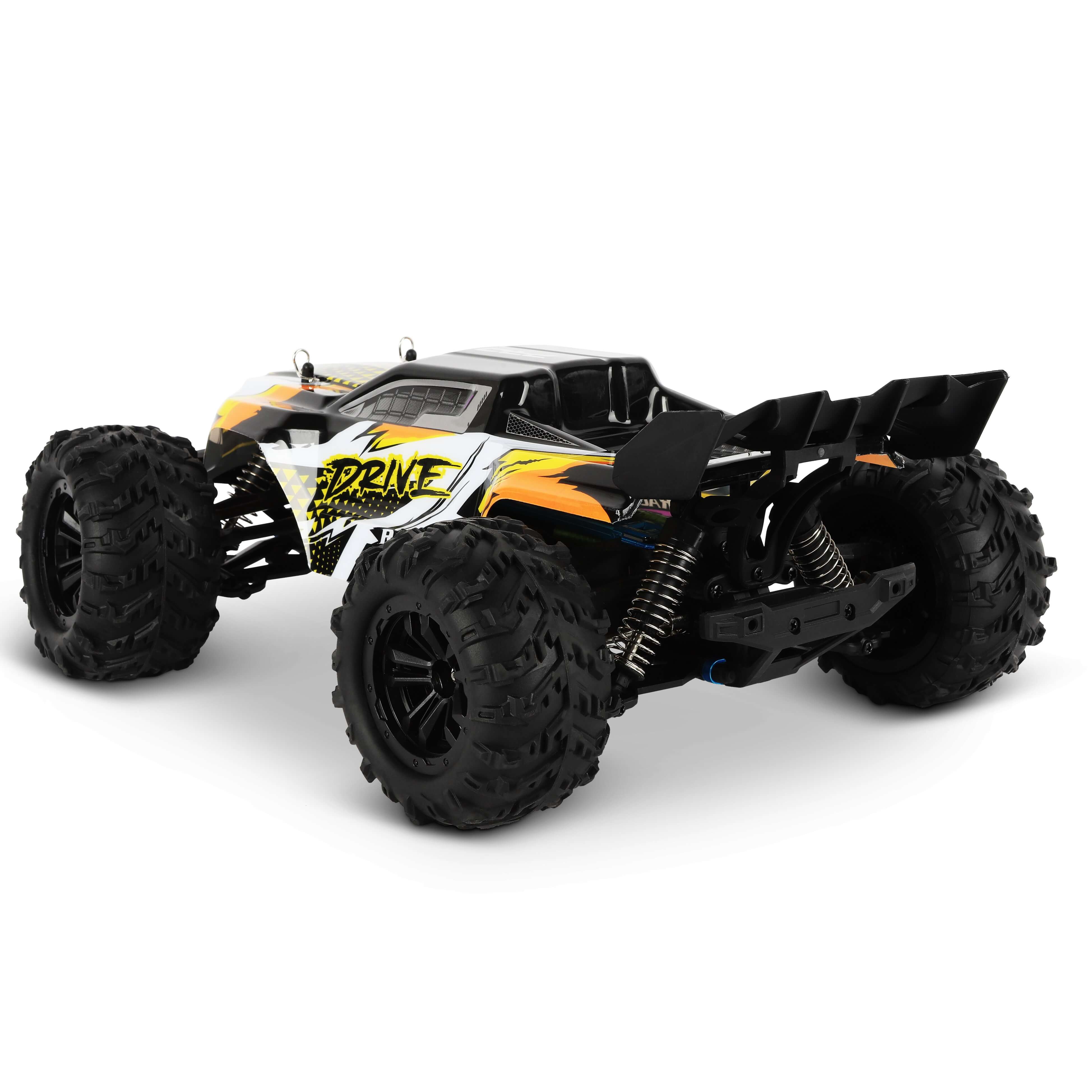 Blij´r DRIVE ferngesteuertes RC Auto 70 km/h, 2 Chassis, 1:16, 2 Akkus, Allrad, 120m