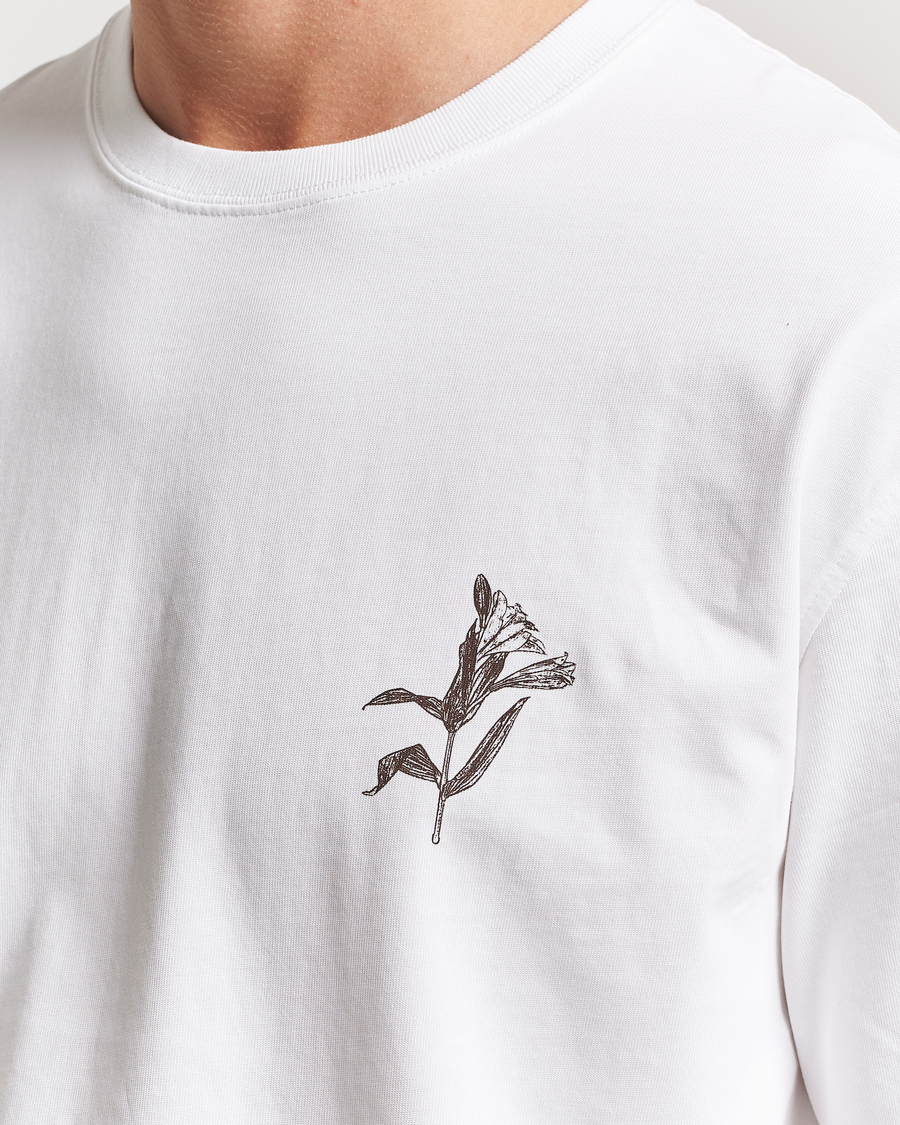 Samsøe Samsøe Printed Lily Crew Neck T-Shirt White