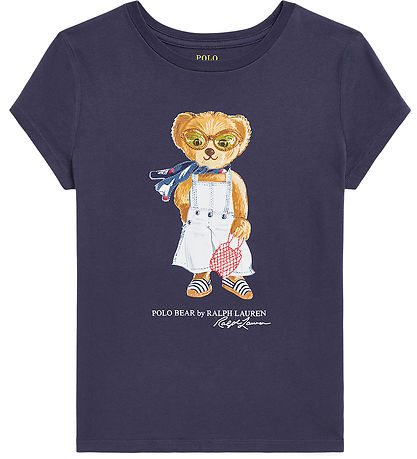 Polo Ralph Lauren T-Shirt - Blau m. Kuscheltier