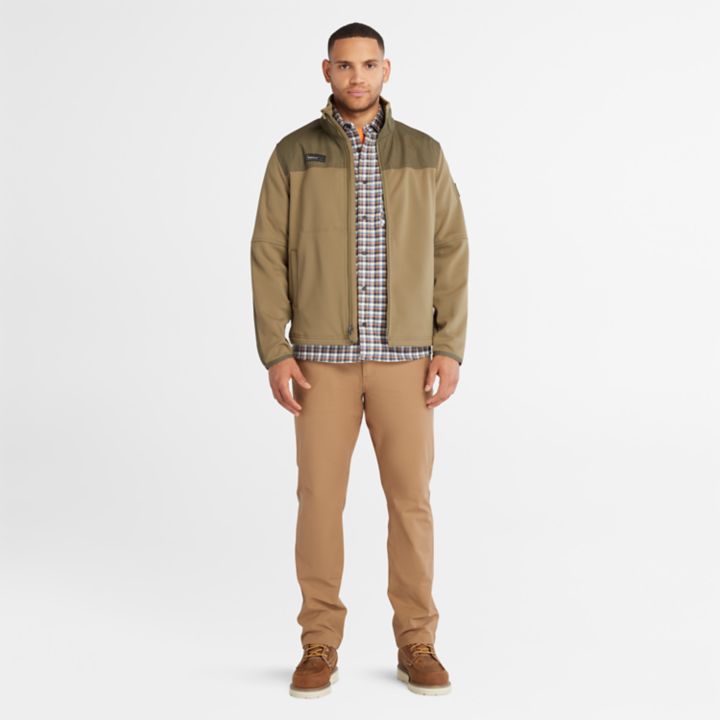 Jaqueta Timberland PRO Trailwind Fleece Masculina na cor Bege