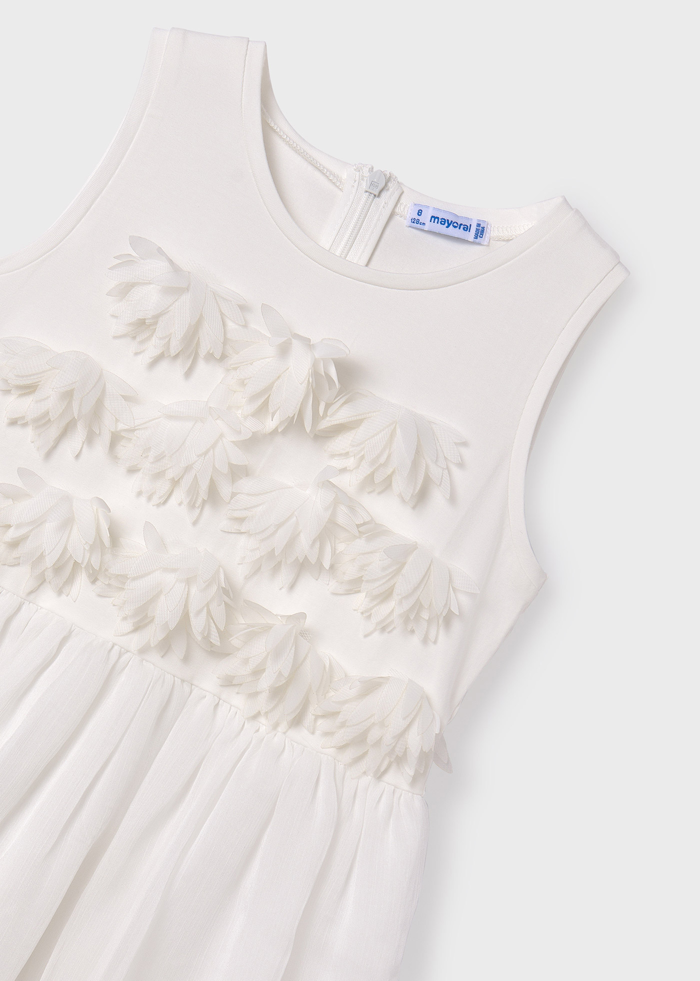 vestido infantil com apliques