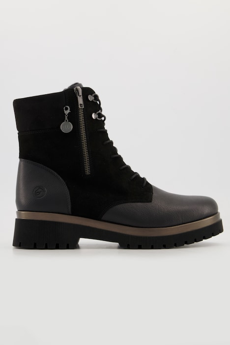 Leder-Boots, Remonte x Elle, Ledermix, Wollfutter, Weite G