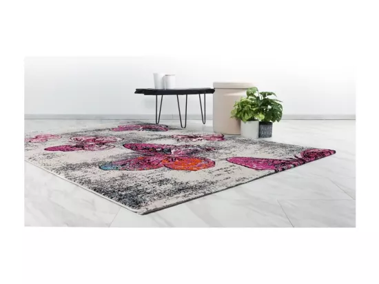 Tapis 150x80cm, design F804E coloris multicolore - Confort et élégance pour votre intérieur
