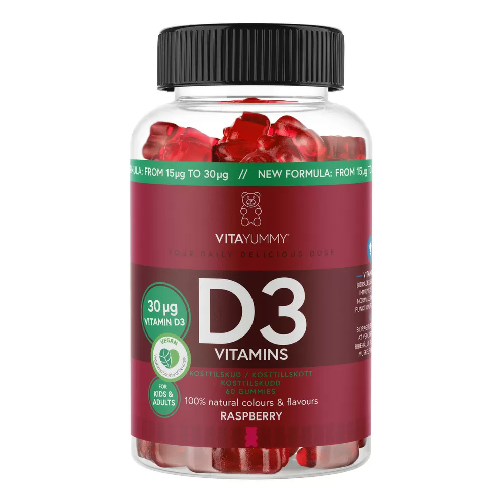 VitaYummy D3 30 µg - 60 stk.