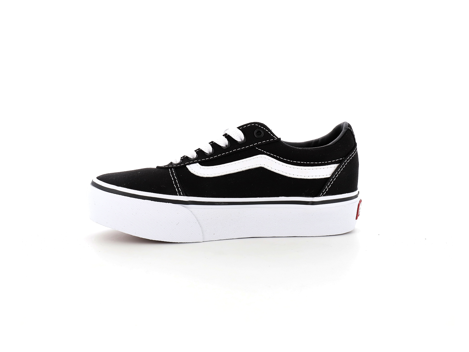 Vans-MY WARD PLATEFORM Matières combinées Noir Blanc