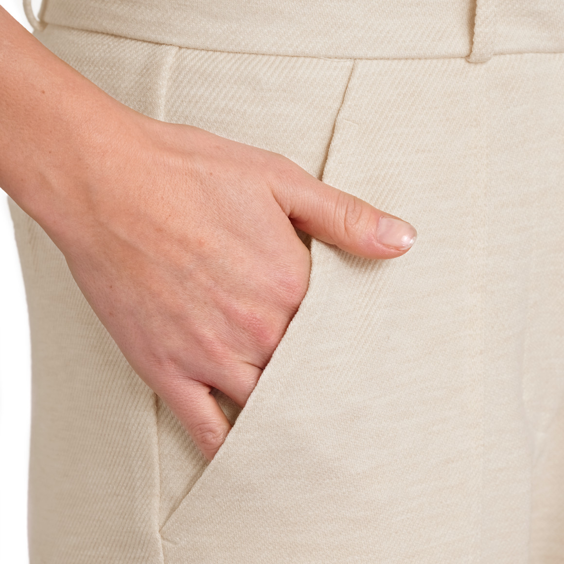 Gina Benotti Damen Hose mit Viskose beige