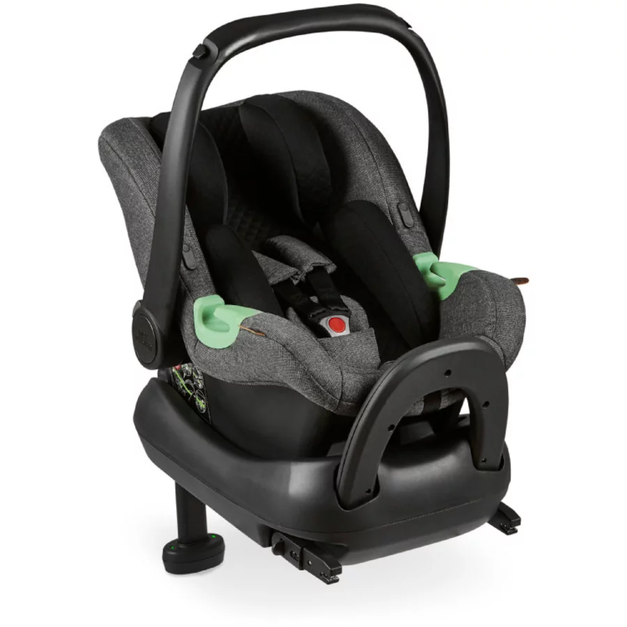 ABC Design Babyschale Tulip Asphalt inkl Isofix Base & Zubehör