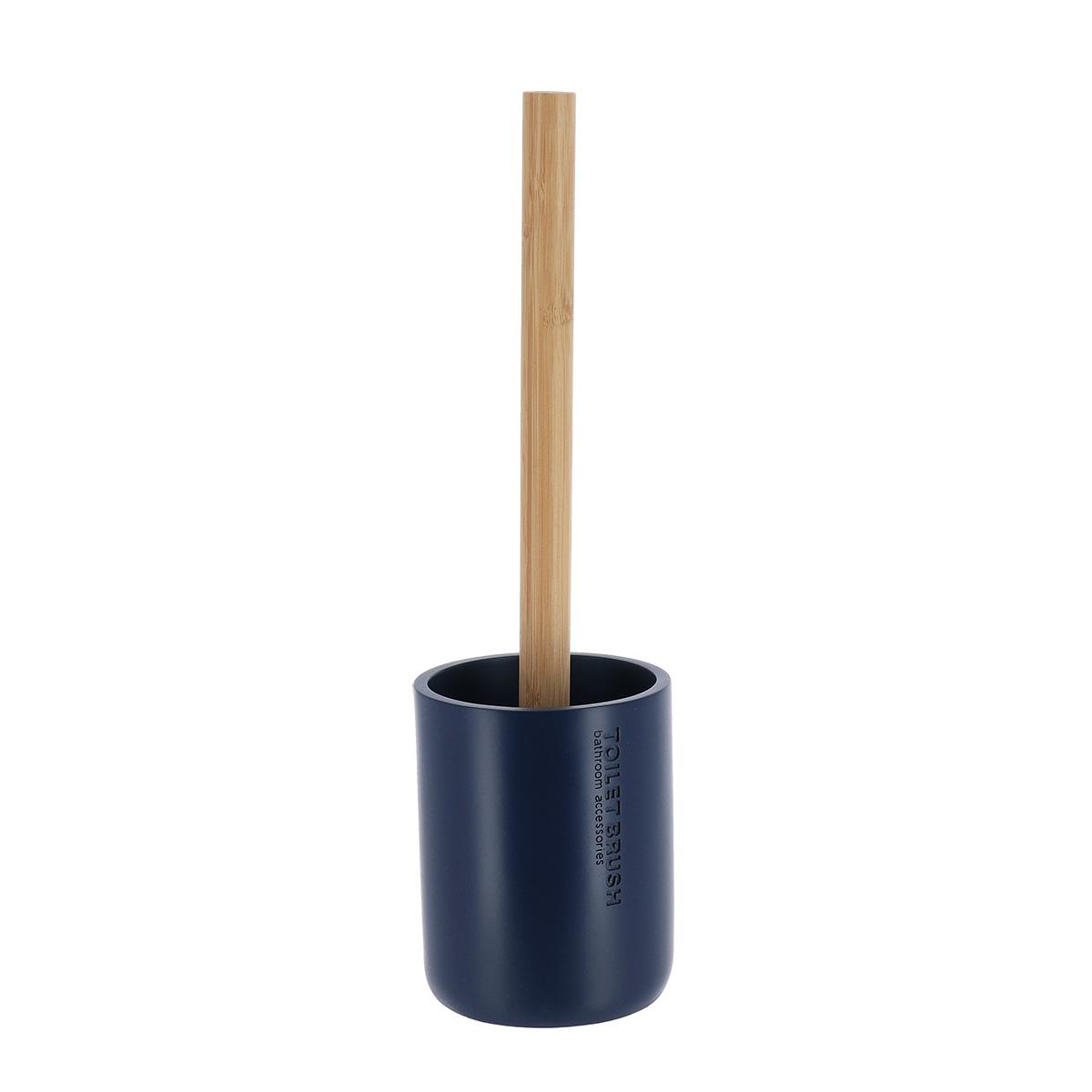 BROSSE WC POLYRESINE BLEU MARINE
