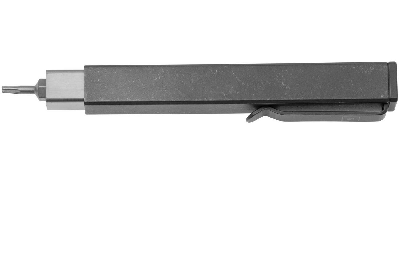 Big Idea Design Bit Bar Inline BB-IL Titanium, bit-driver met bitjes