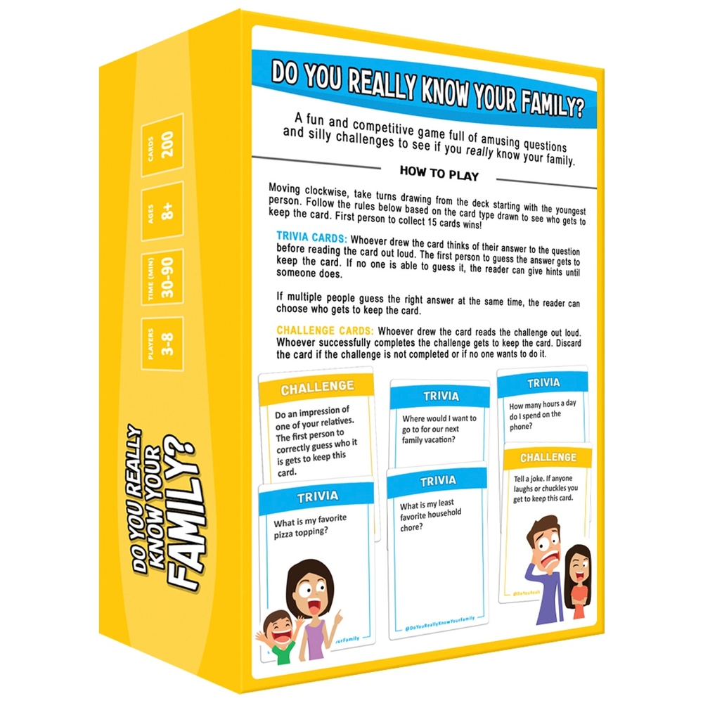 Kennst du deine Familie wirklich? Brettspiel