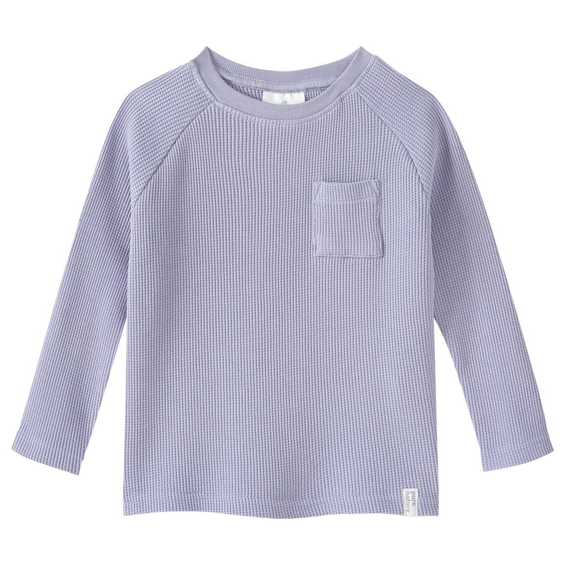 Topolino Pure Collection 2 Jungen Langarmshirts aus Waffel-Piqué terracotta / hellblau