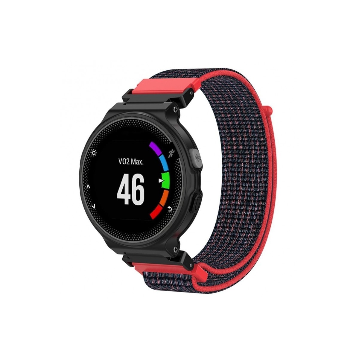 Nylon armbånd Garmin Forerunner 220/230/235/620/630 / 735XT - Rød