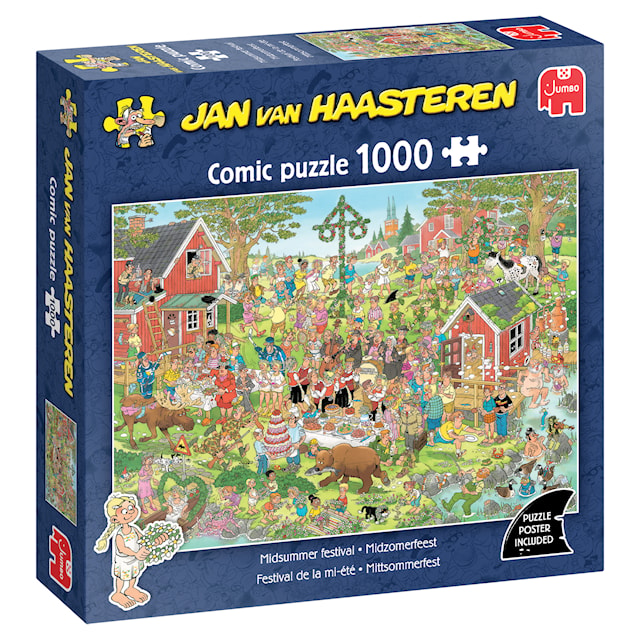 Jan Van Haasteren Midsummerfestival Puslespill 1000 brikker