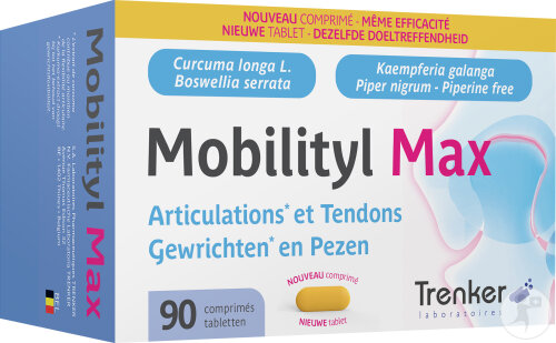 Trenker Mobilityl Max Complément Alimentaire Articulations Et Tendons 90 Comprimés