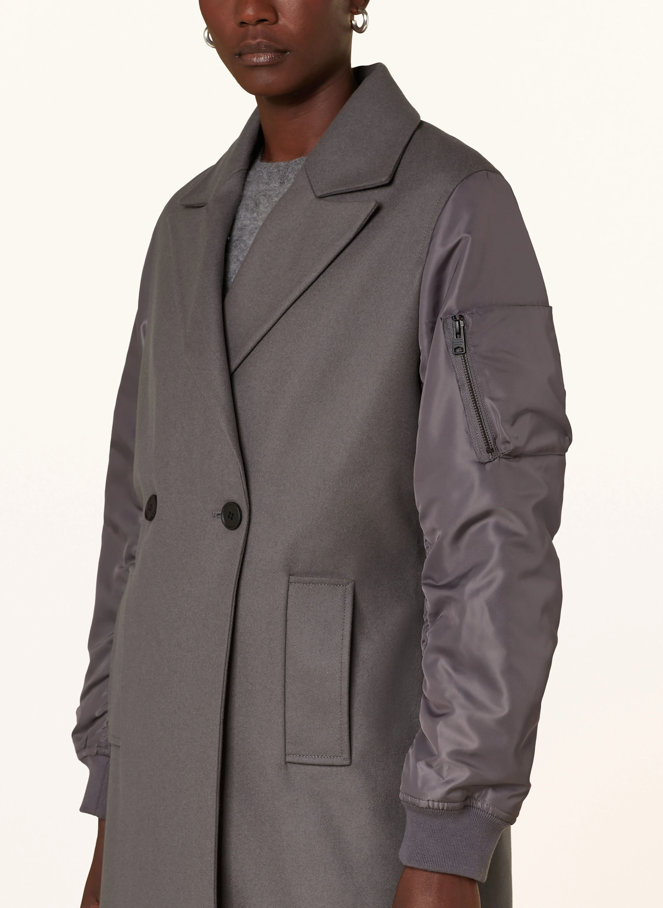 ALLSAINTS Mantel PAULAH im Materialmix