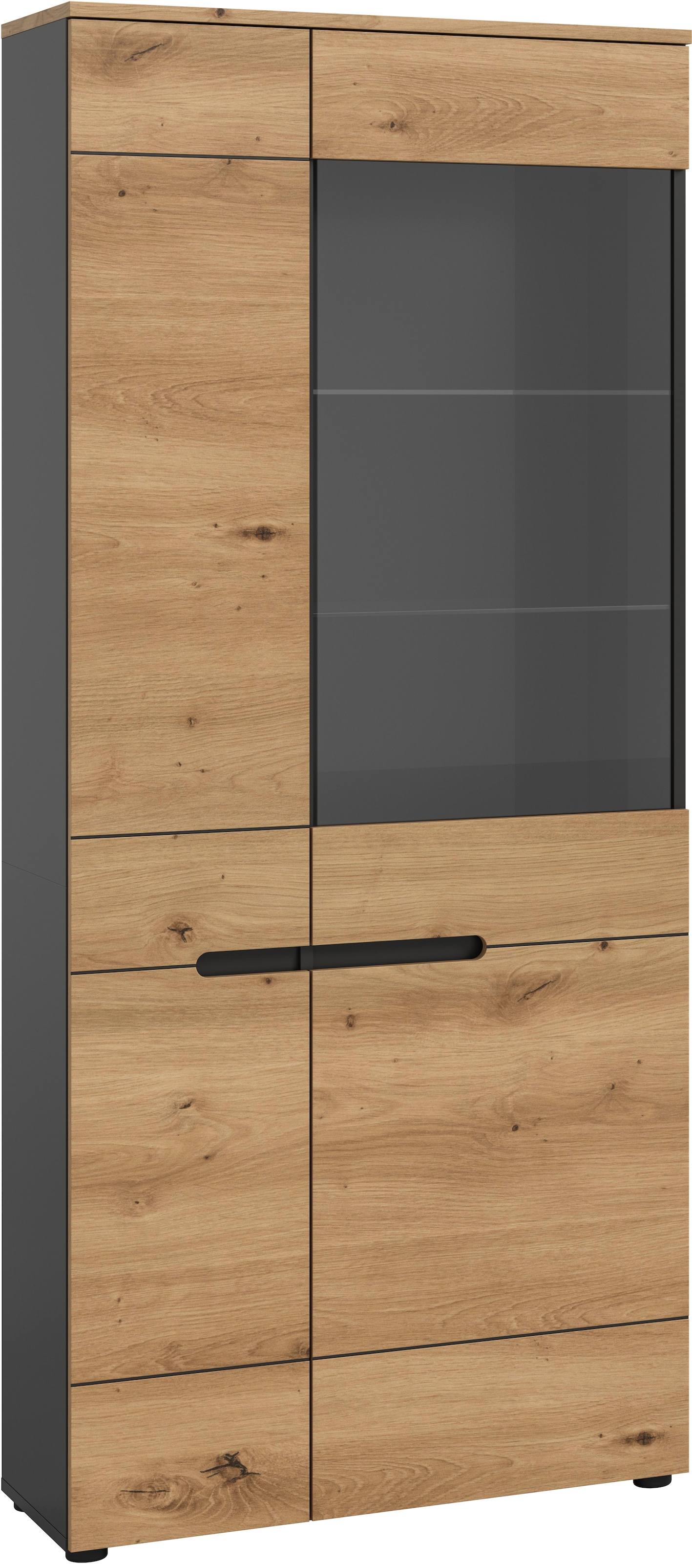 INOSIGN Vitrine »REHAT, TOPSELLER!, Höhe 190 cm, 2 Türen, 4 Einlegeböden, 2 Glasböden« 1 Stk. tlg. Vitrinenschrank, Schrank, Glasvitrine, Wohnzimmervitrine