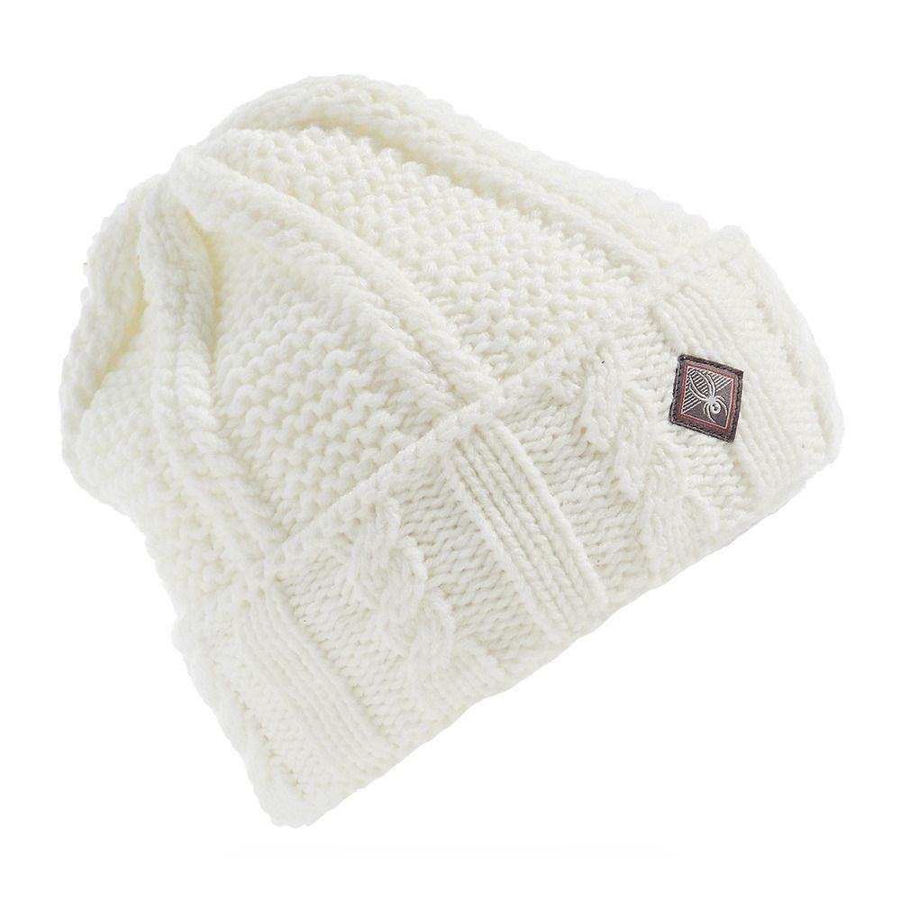Spyder CABLE KNIT - Bonnet Femme white