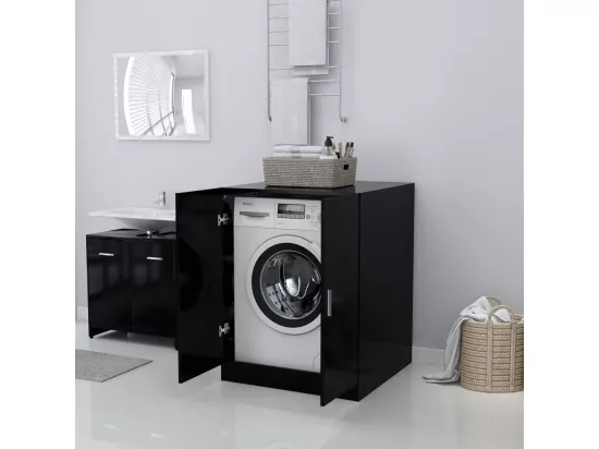 Meuble pour machine à laver Noir 71x71,5x91,5 cm