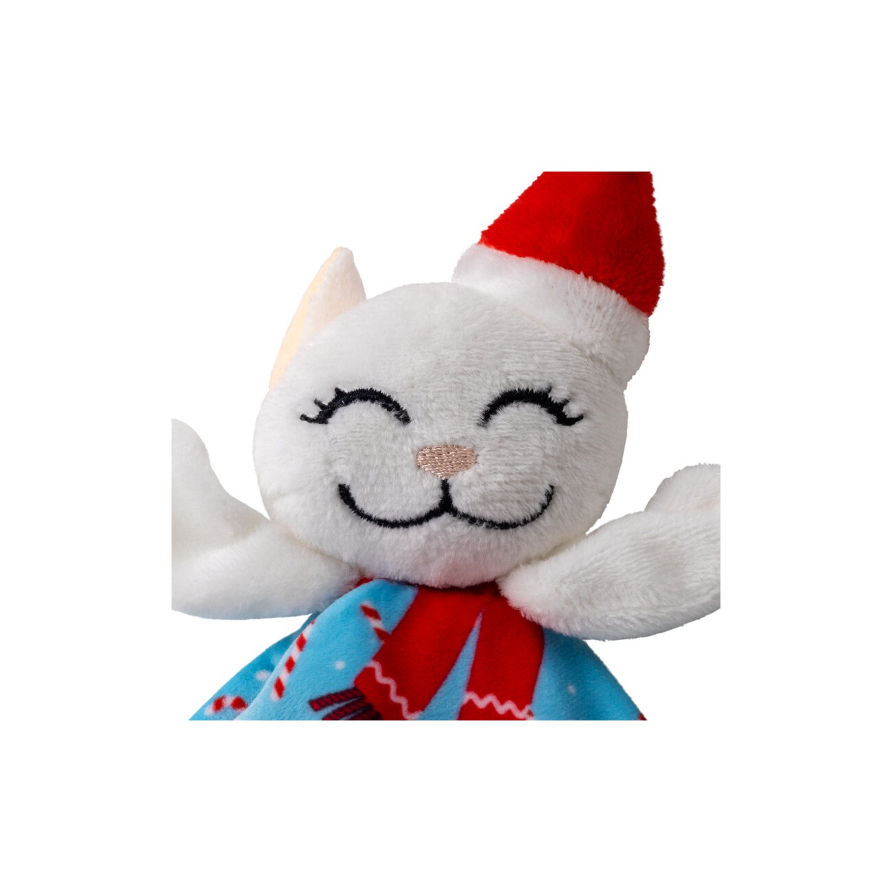 KONG Holiday Crackles Santa Kitty