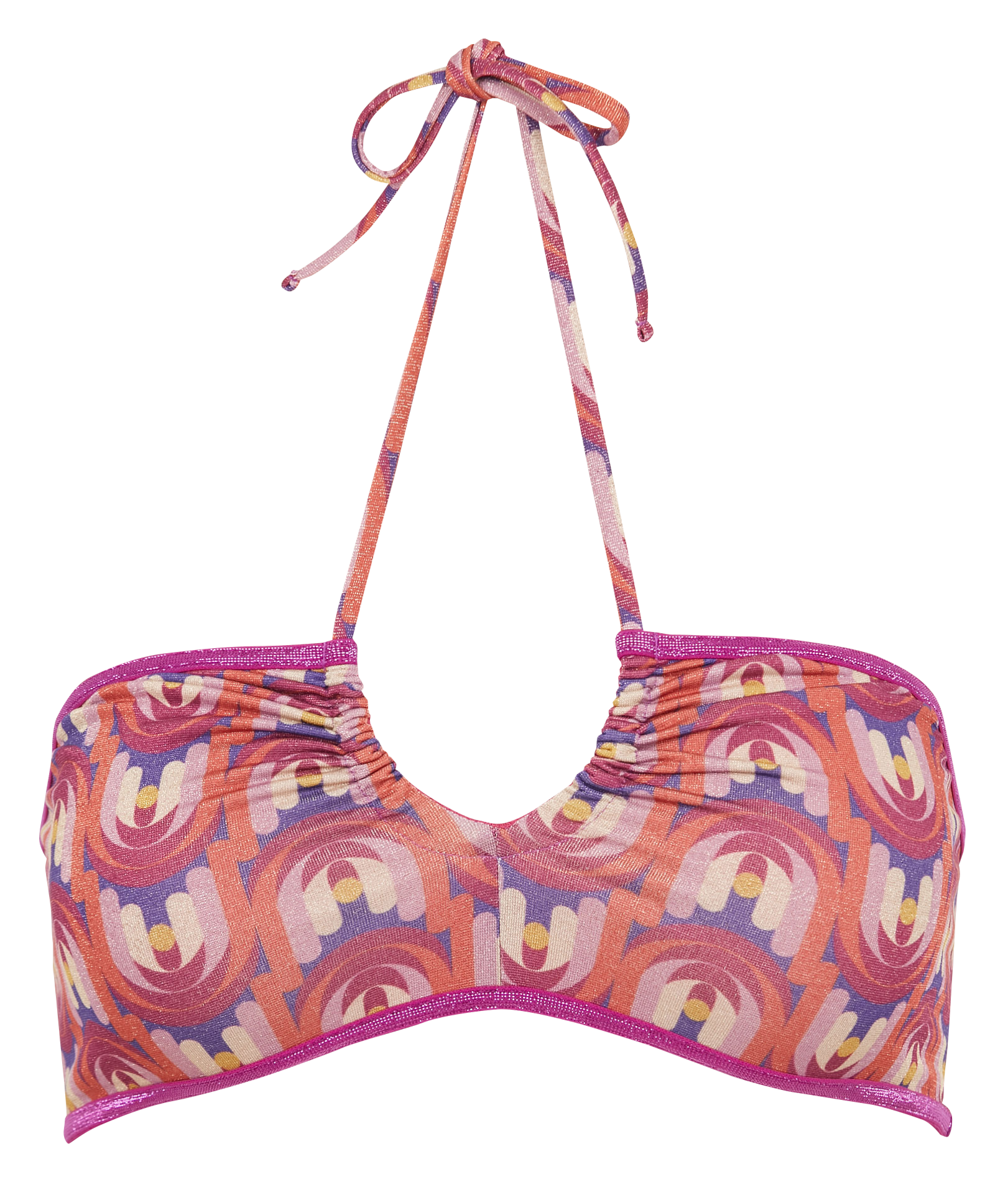 YAS - Haut de maillot de bain à motifs | Multicolore