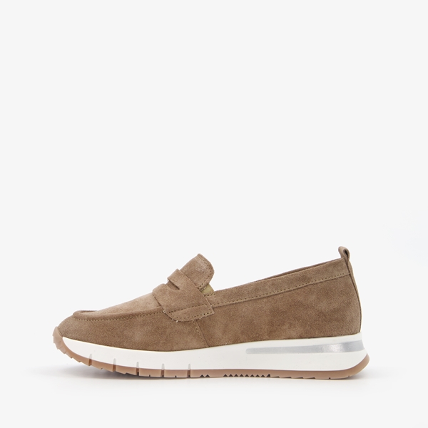 Hush Puppies leren instappers beige