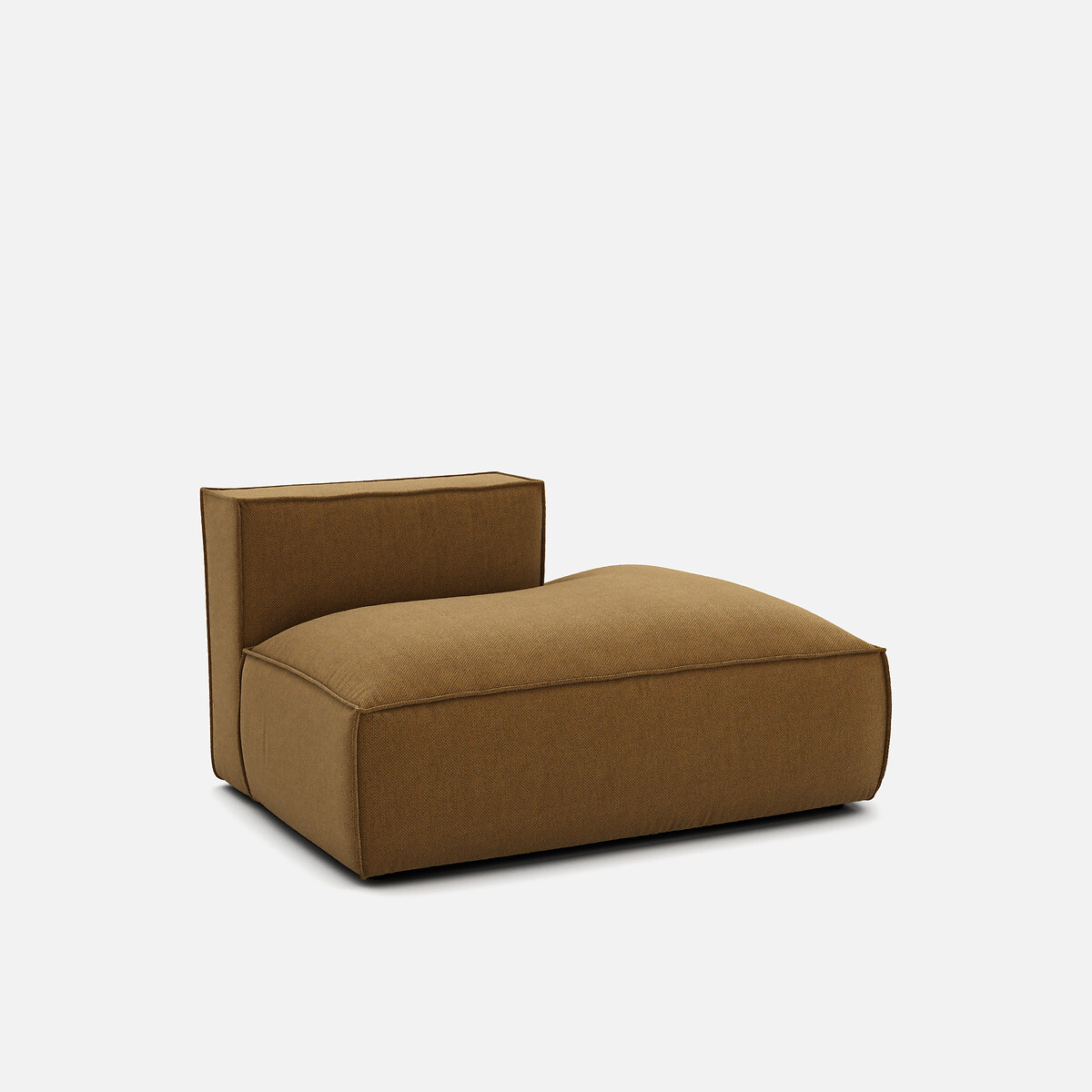 LA REDOUTE INTERIEURS<br>Sofá lounge, direito, tecido texturizado, Seven