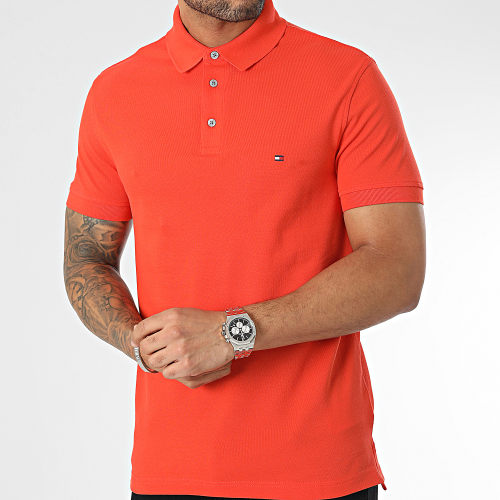 Polo Manches Courtes 1985 Slim 7771 Orange