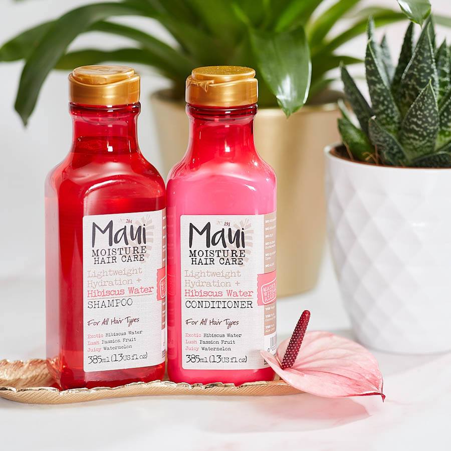 Maui Lightweight Hydration + Hibiscus Water Shampoo 385ml