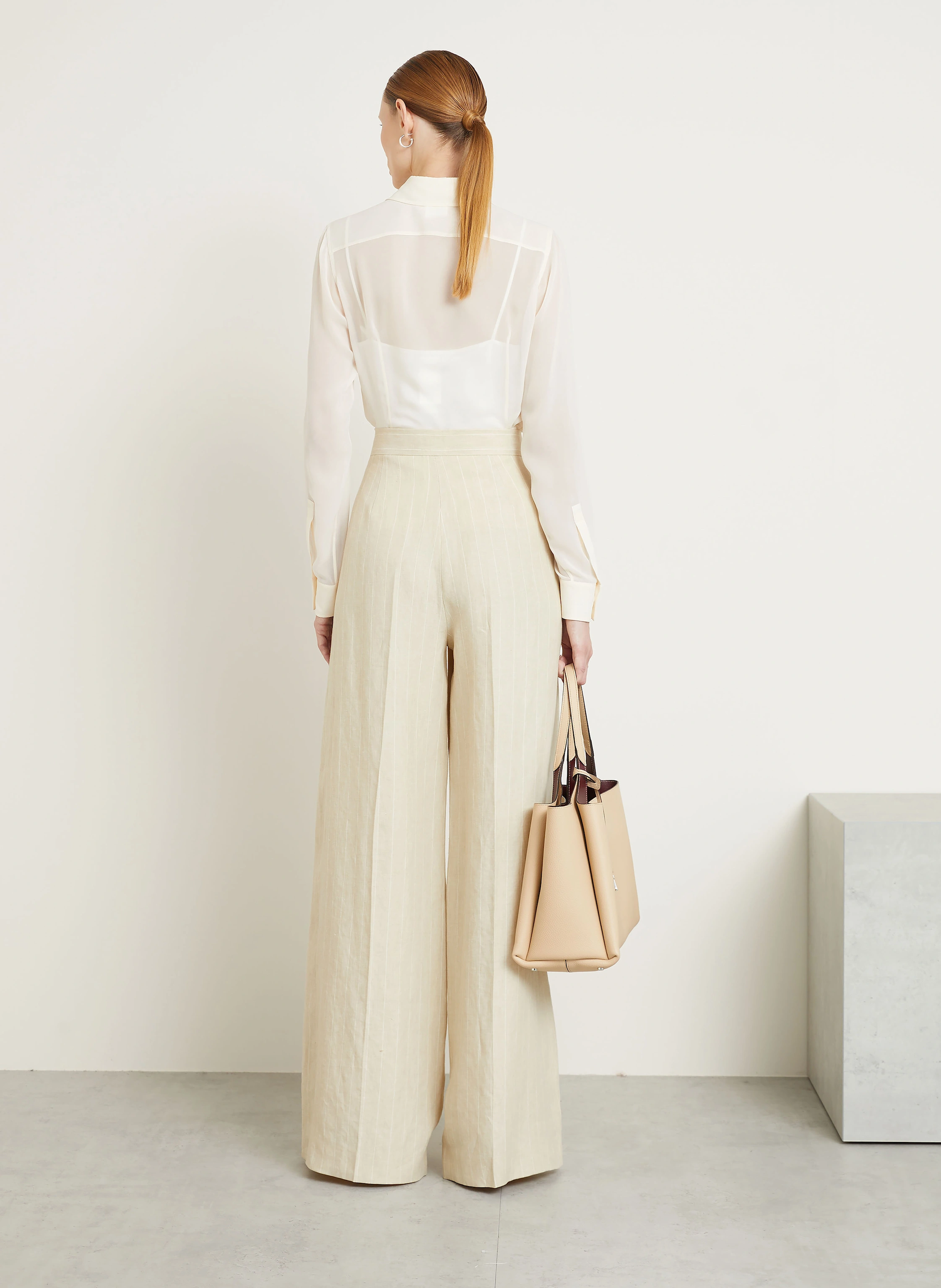 Max Mara Marlenehose RAUCHE aus Leinen